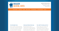 Desktop Screenshot of boulderdentalarts.com
